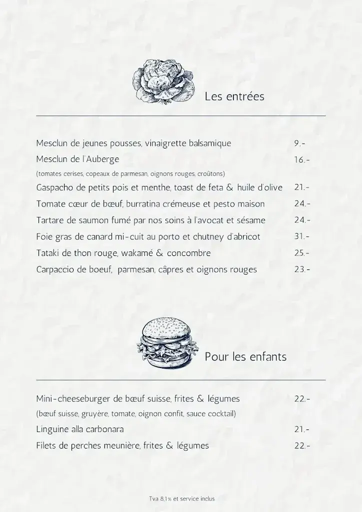 Menu_Auberge du Cheval Blanc_Meinier_image_4