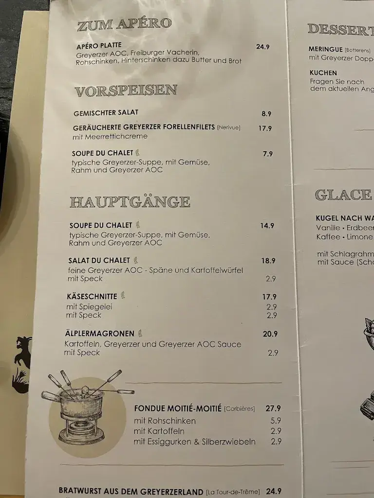 Menu_Restaurant panoramique Motel de la Gruyère_Avry-devant-Pont_image_2