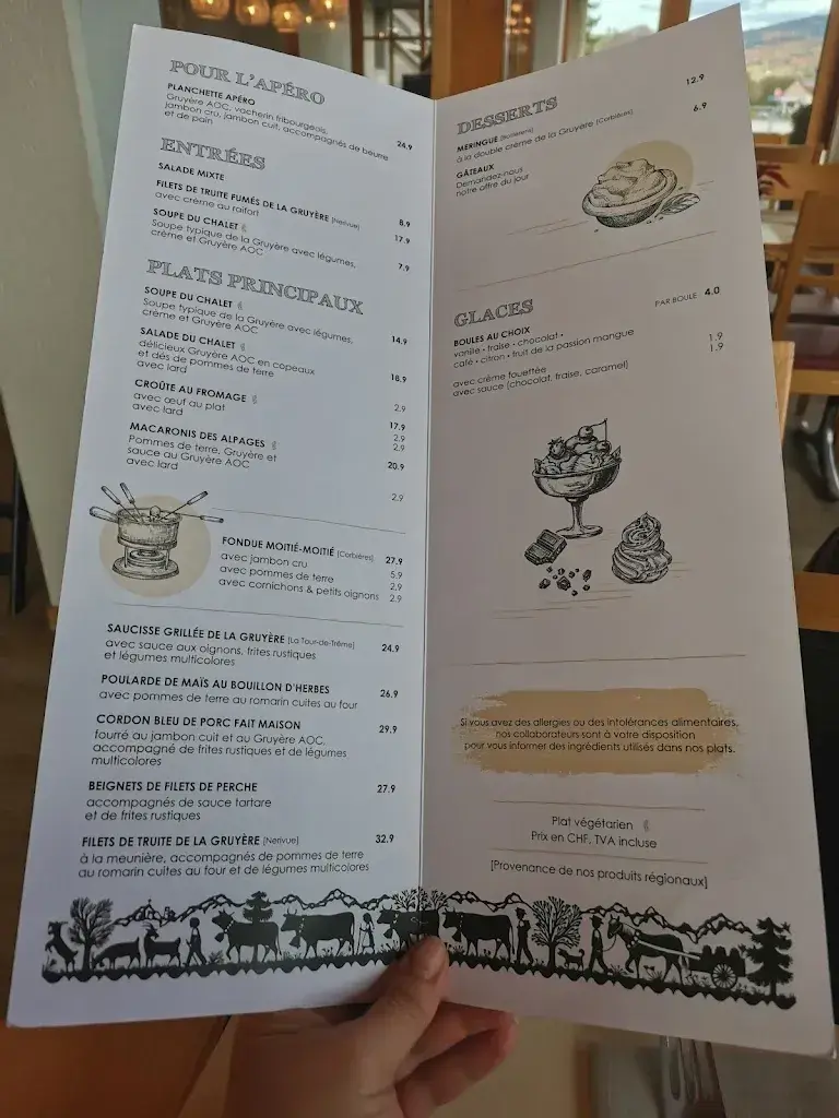 Menu_Restaurant panoramique Motel de la Gruyère_Avry-devant-Pont_image_3