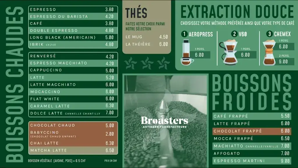 Broasters coffee restaurant à Petit-Lancy