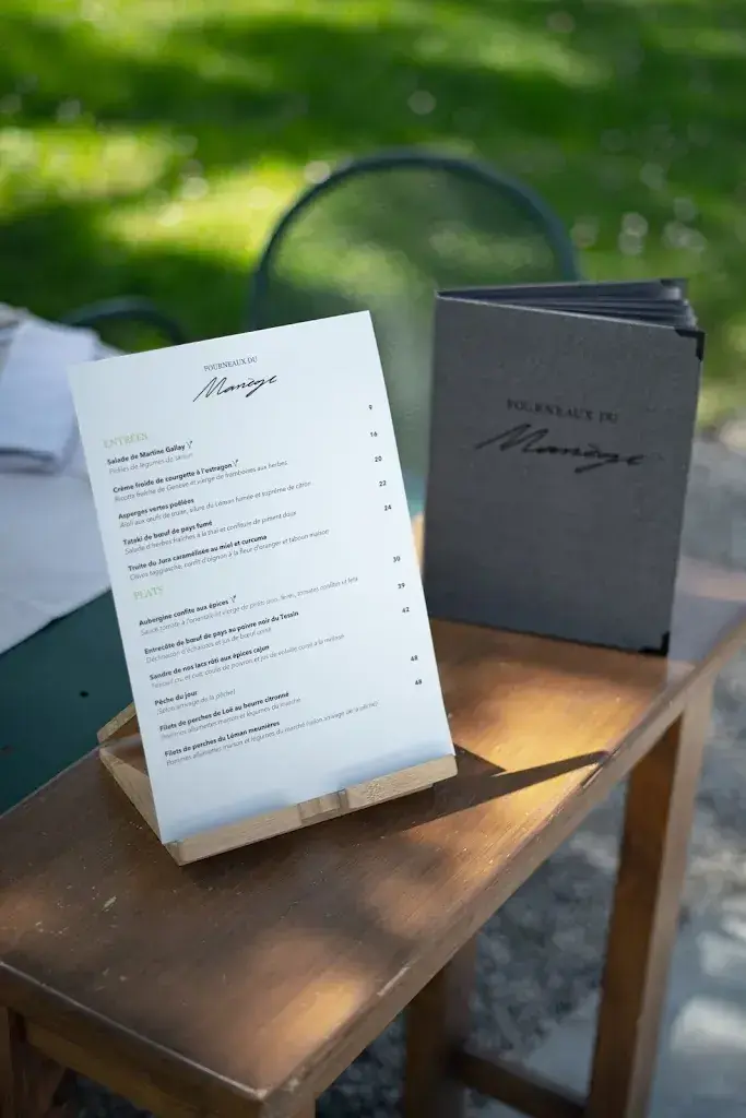Menu_Restaurant des Fourneaux du Manège_Onex_image_2