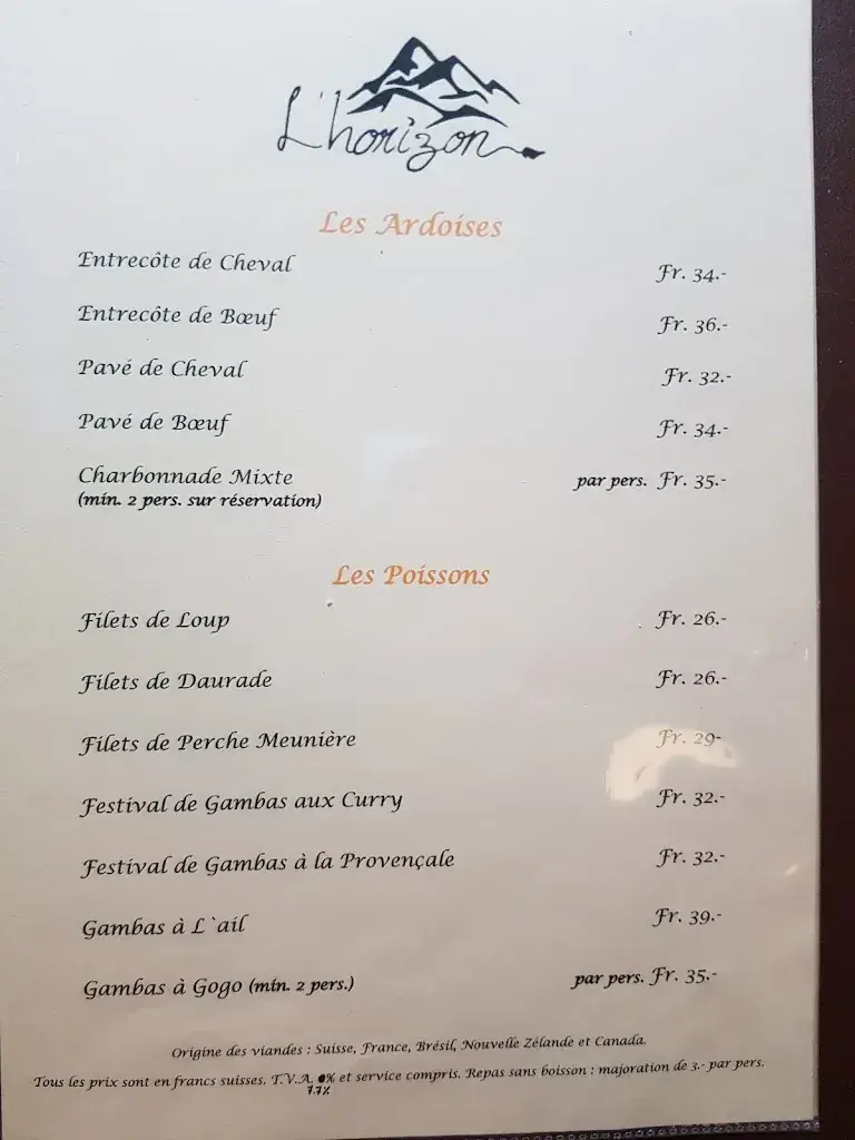 Café Restaurant L'Horizon_Satigny_menu_image_1
