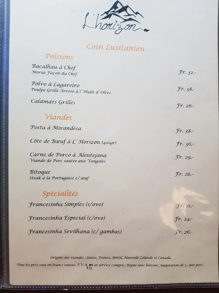 Menu_Café Restaurant L'Horizon_Satigny_image_2