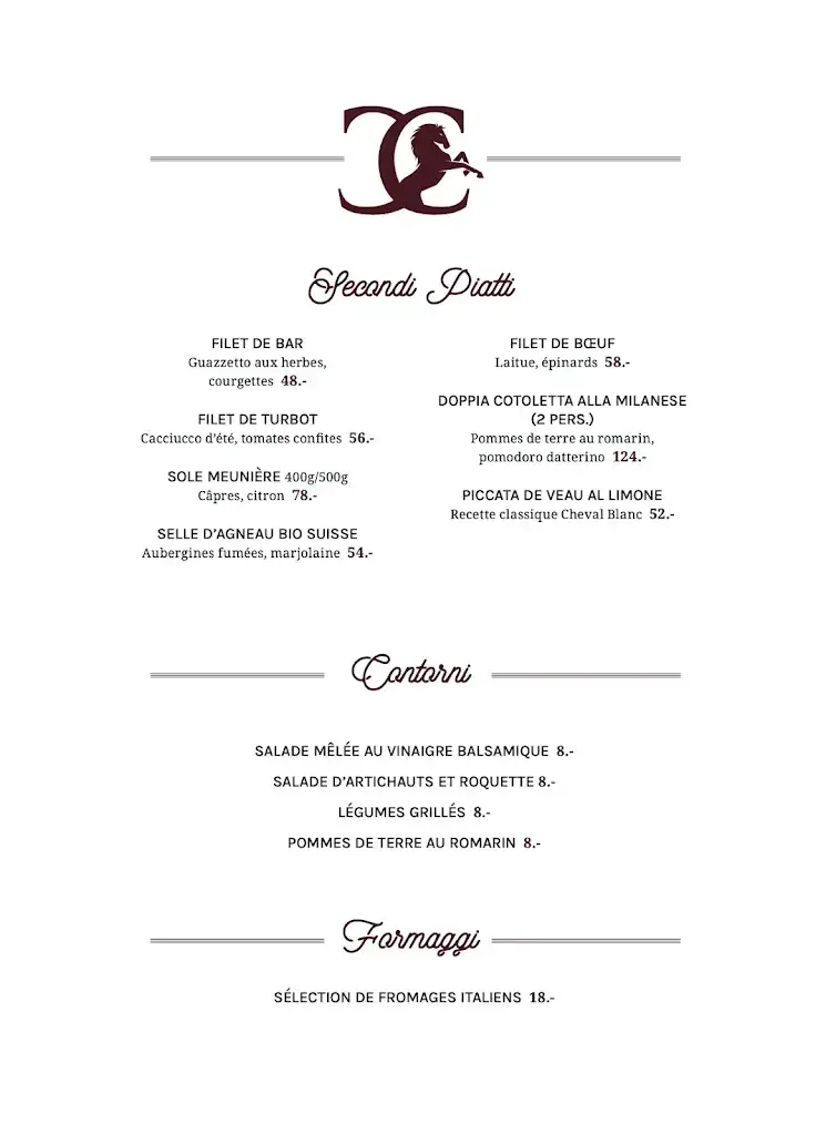 Menü_Restaurant du Cheval-Blanc_Vandœuvres_Bild_3