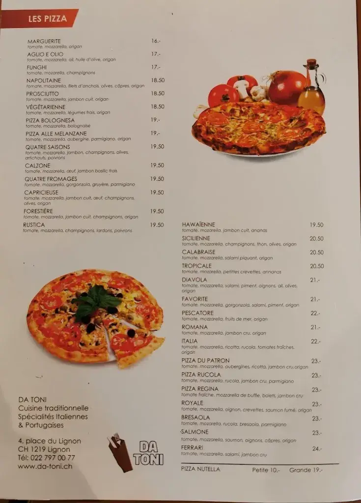 Menu_Restaurant Da Toni_Vernier_image_2