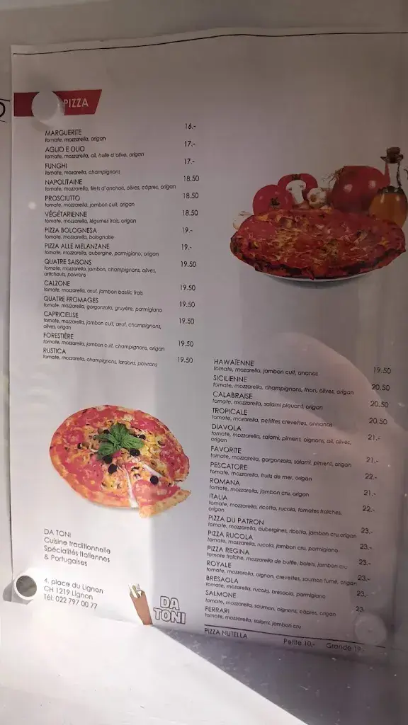 Menu_Restaurant Da Toni_Vernier_image_3