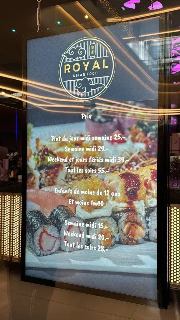 Menü_Restaurant Royal Châtelaine-Vernier 皇家_Châtelaine_Bild_2