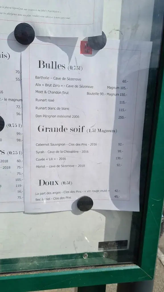 Menü_Auberge Grand Donzel_Veyrier_Bild_4