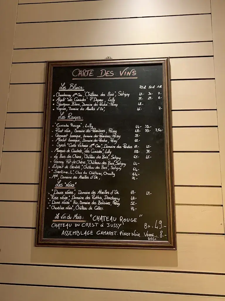 Menu_Auberge de la Mairie_Vernier_imagen_4