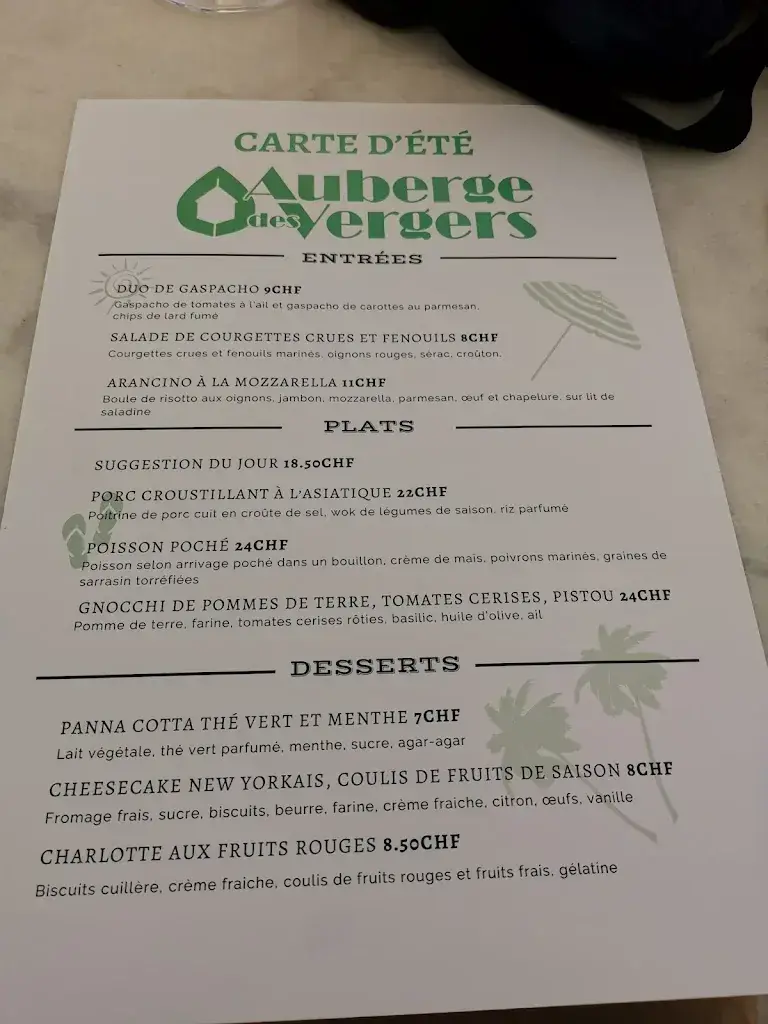 Auberge des Vergers_Meyrin_menu_image_1