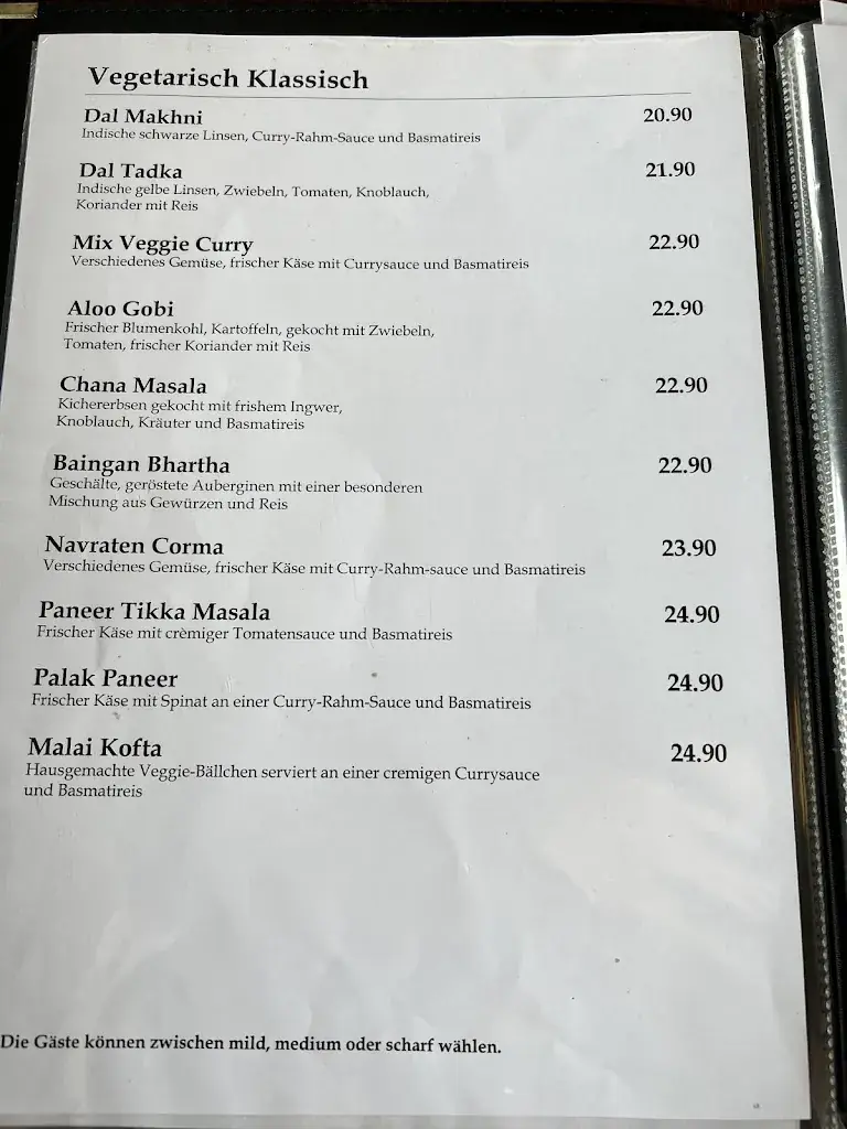 Menu_Indian Restaurant Luzern_Luzern_image_3