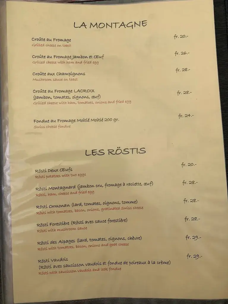 Menu_Chez Lacroix_Les Diablerets_image_4