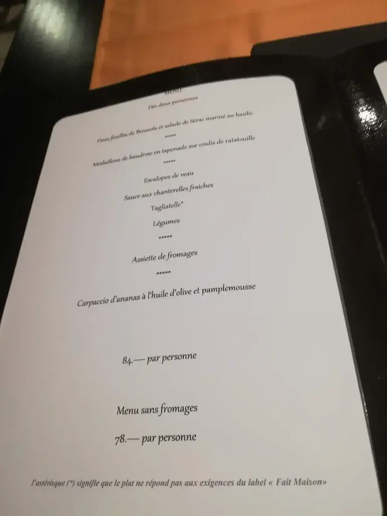 Menu_Restaurant Metropole_Delémont_immagine_2