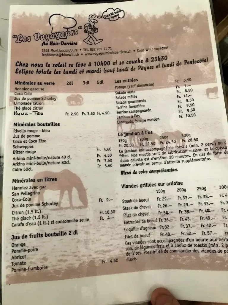 Menu_Restaurant Les Voyageurs_Montfaucon_image_2