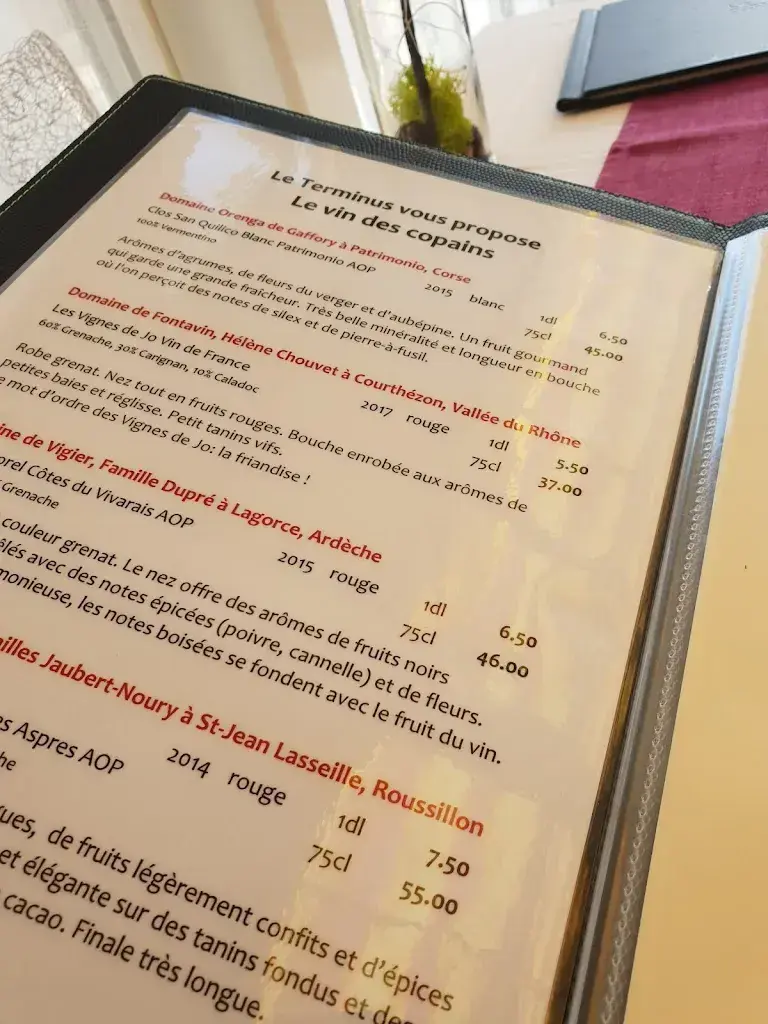 Menu_Hôtel-Restaurant 