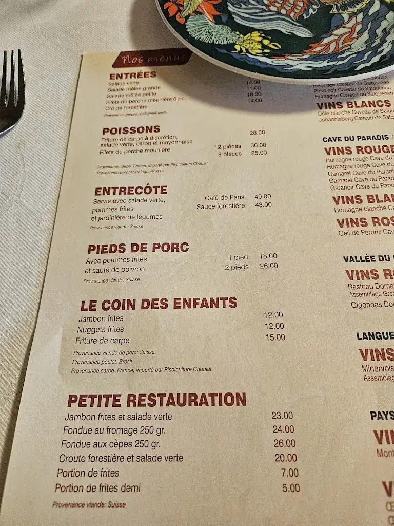 Café, Restaurant de la Poste restaurant in Damvant