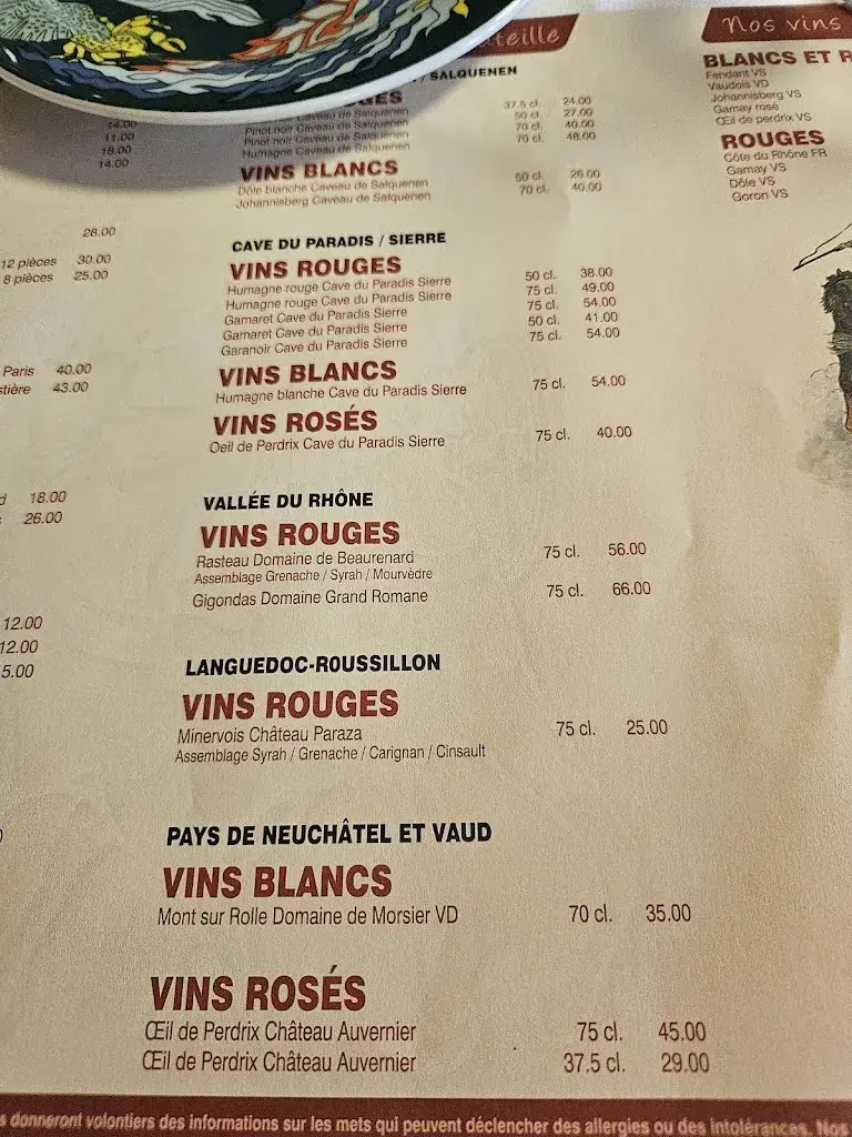 Menu_Café, Restaurant de la Poste_Damvant_image_3