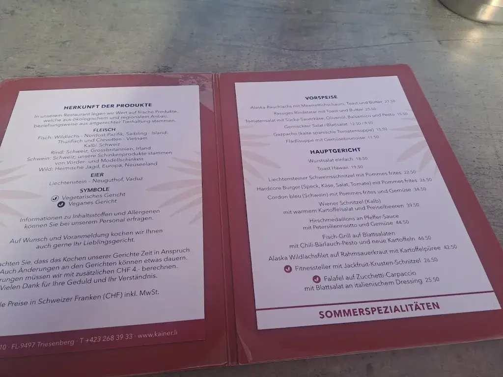 Menu_Restaurant Kainer_Liechtenstein_image_3