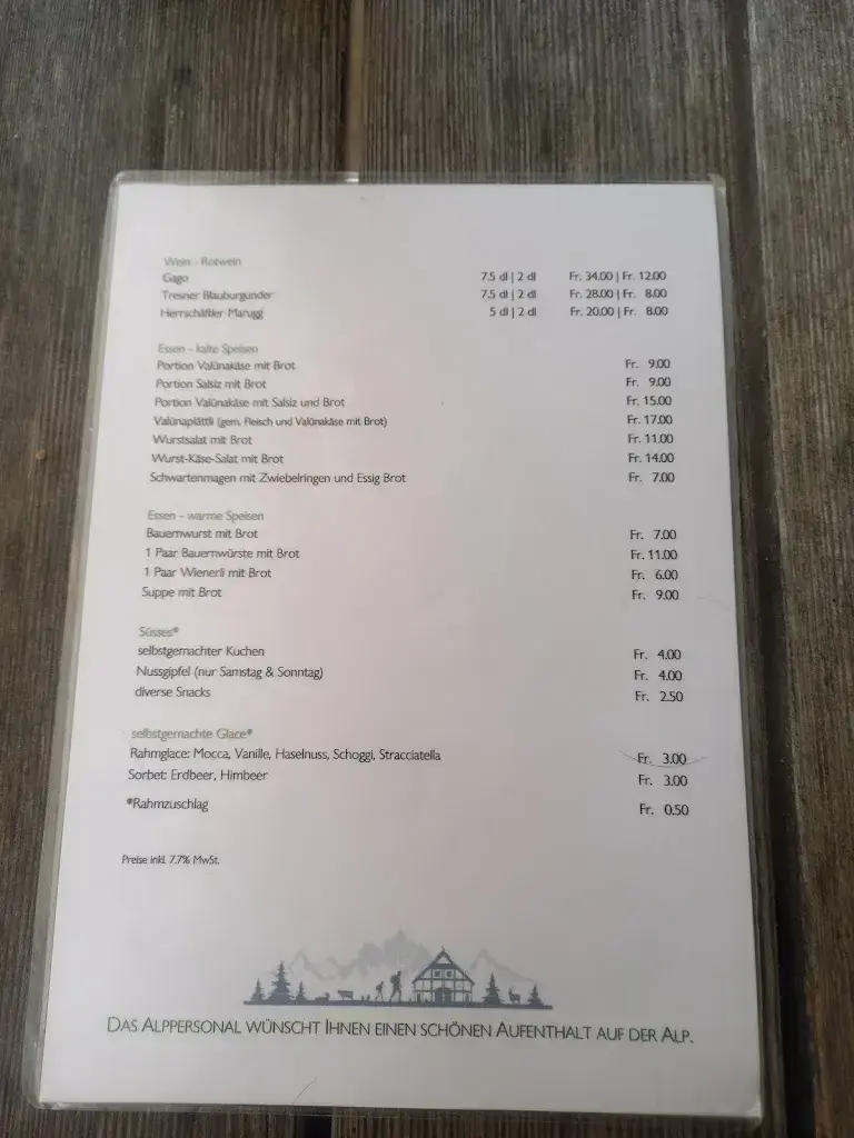 Menu_Alp Valüna_Liechtenstein_image_4