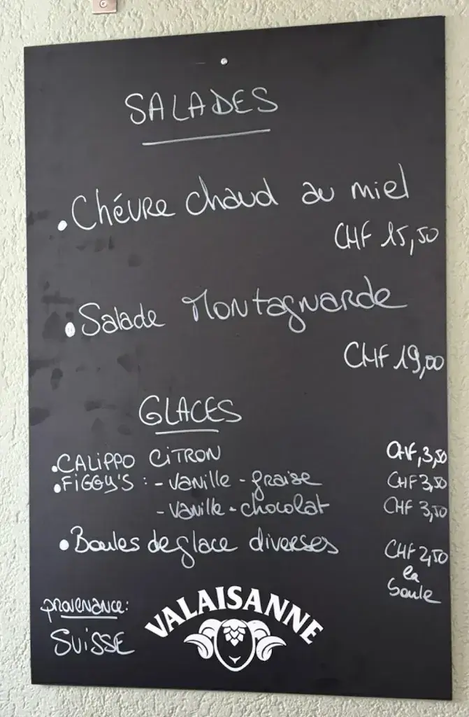 Menu_Café-Bistrot du Cerf_Le Noirmont_imagen_2