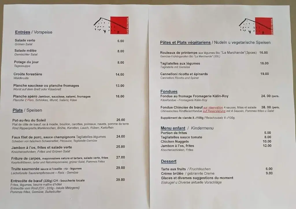 Café Restaurant du Soleil_Saignelégier_menu_image_1