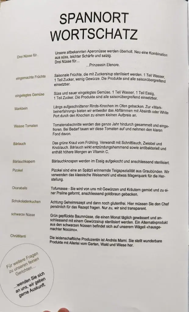 Menu_Spannort Hotel & Restaurant_Engelberg_image_1
