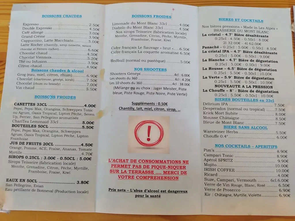 Menu_Restaurant Le 360_France_image_1