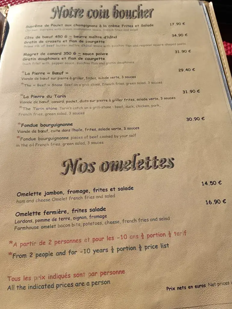 Menu_La Table Du Tarin_France_image_1