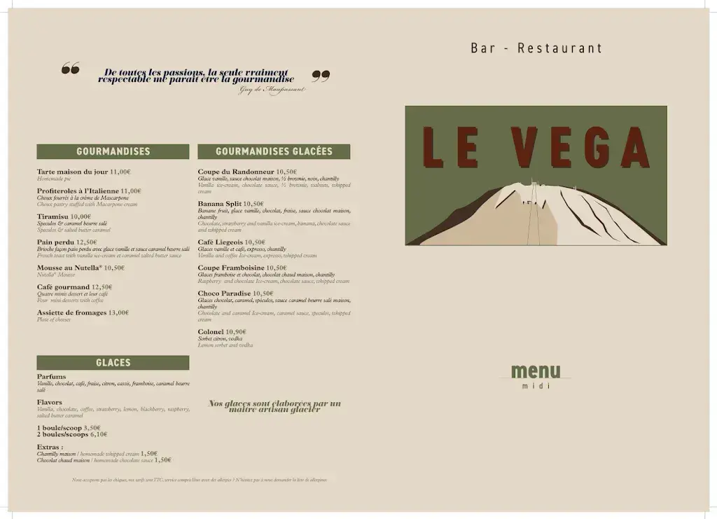 Menu_Brasserie - Pizzeria Le Vega_France_image_3