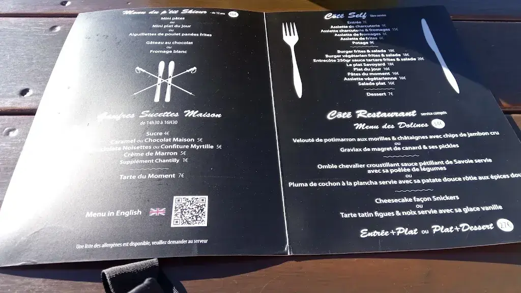 Menu_Le Chalet des Dolines_France_immagine_4