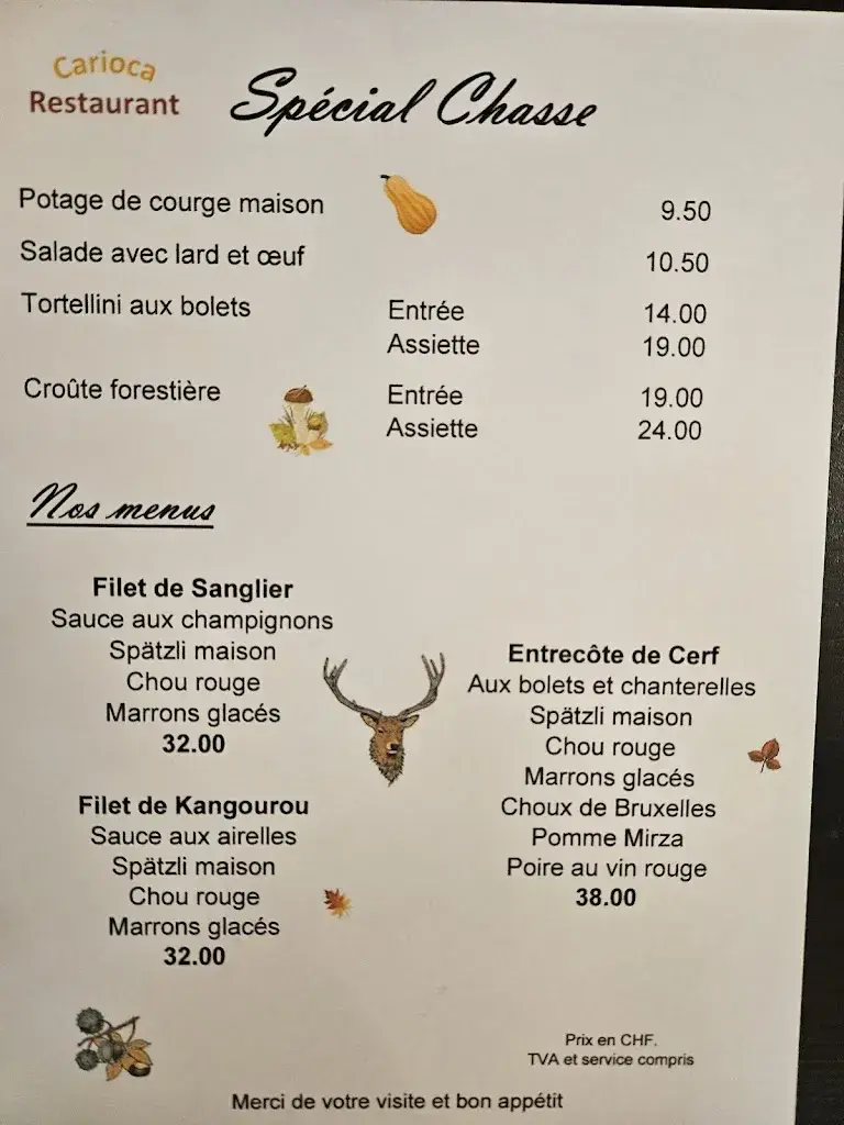 Menu_La Carioca_Saint-Imier_image_2