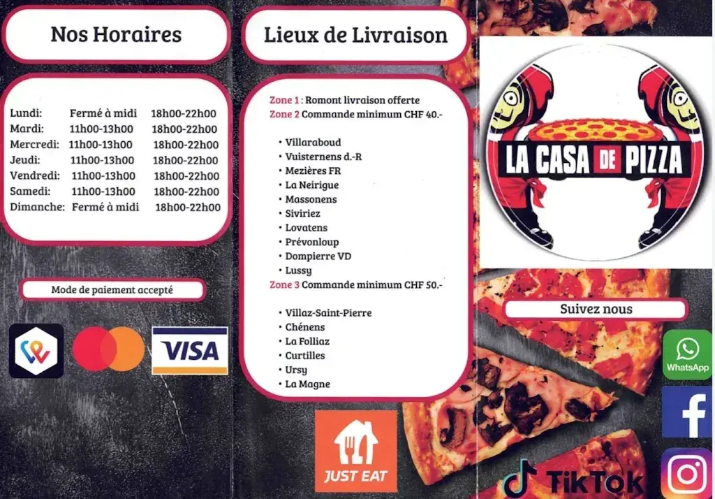 Menu_La Casa De Pizza Romont_Romont_image_2