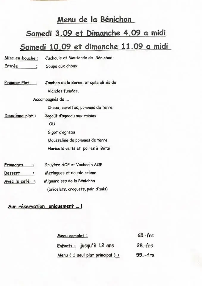 Café-Restaurant Le Cercle restaurant in Vuisternens-d/Romont