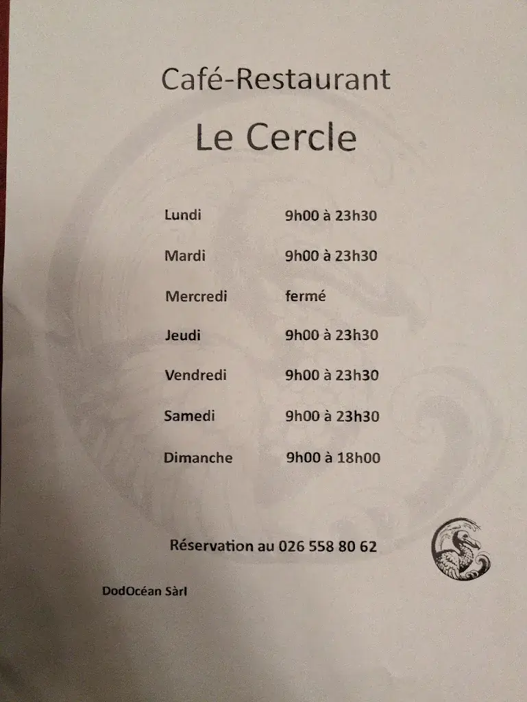 Menu_Café-Restaurant Le Cercle_Vuisternens-d/Romont_image_4