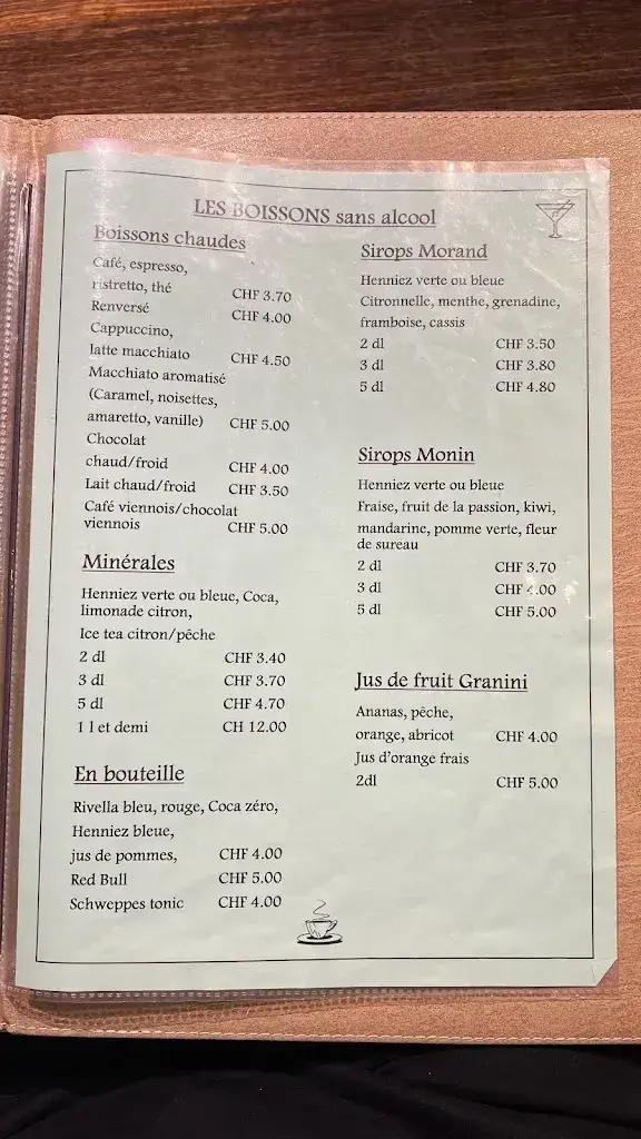 Menu_Tea-room crêperie La colline_Romont_image_1