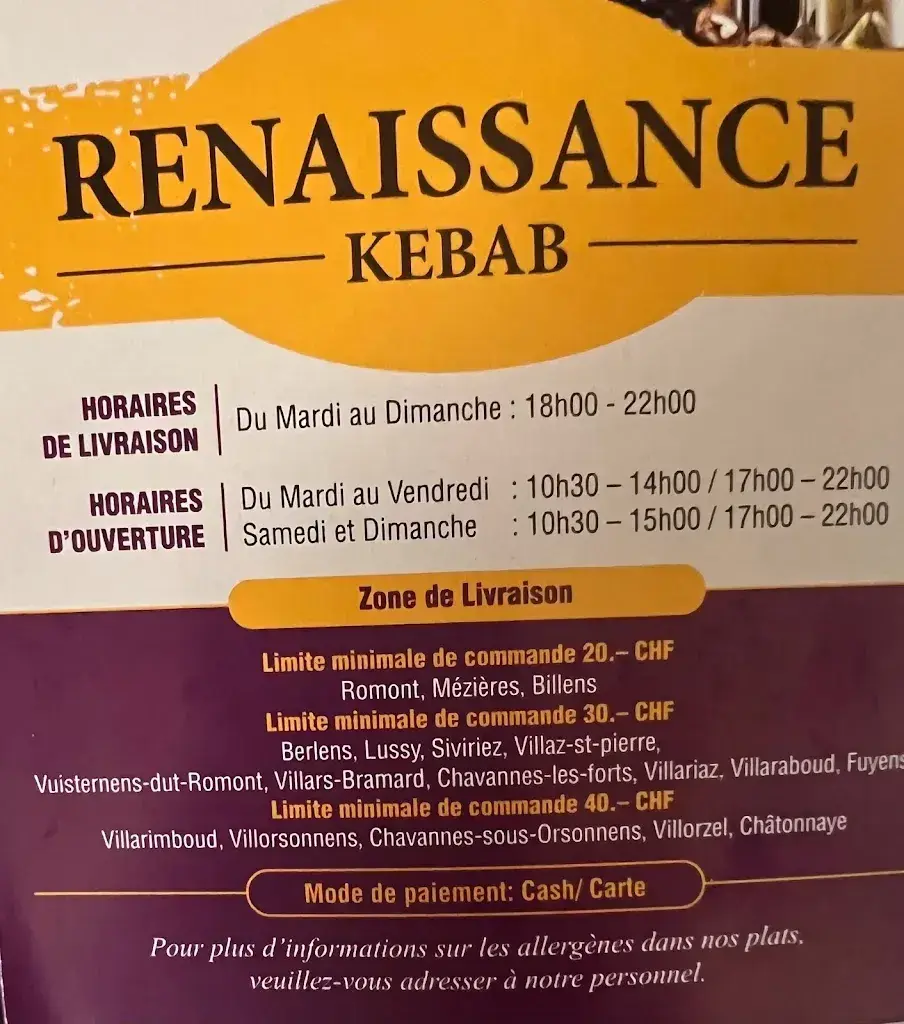 Kebab Renaissance_Romont_menu_image_1