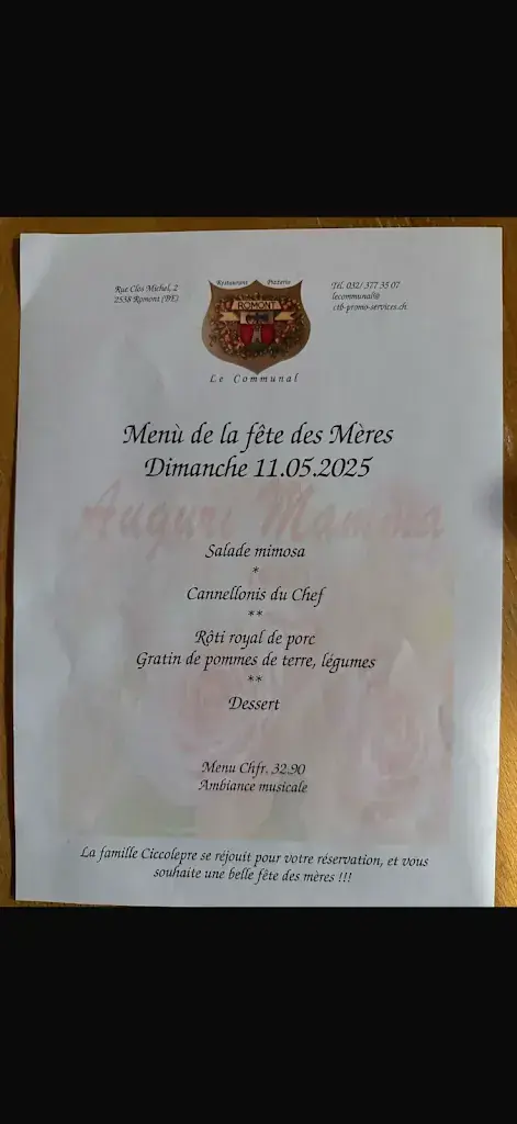 Menü_Restaurant Communal_Romont_Bild_4