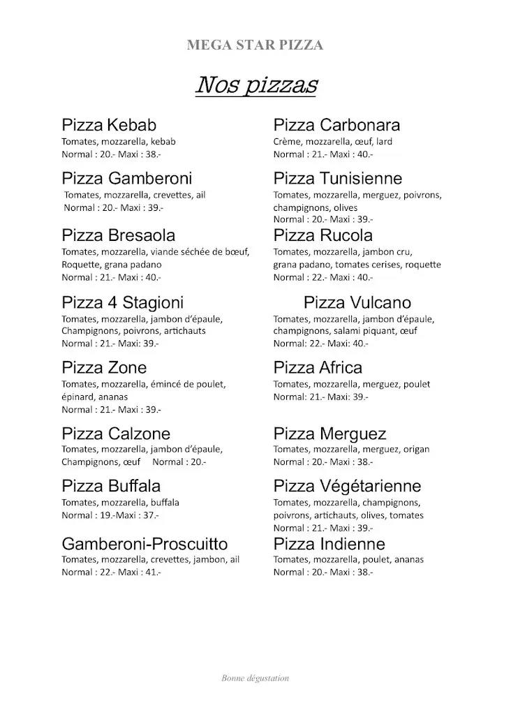 Menu_Mega Star Pizza_Romont_imagen_3