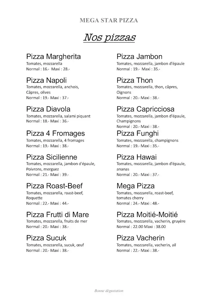 Menu_Mega Star Pizza_Romont_imagen_4