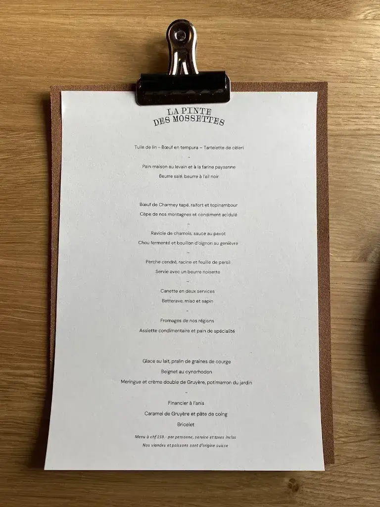 Menu_La Pinte des Mossettes_Cerniat_image_2