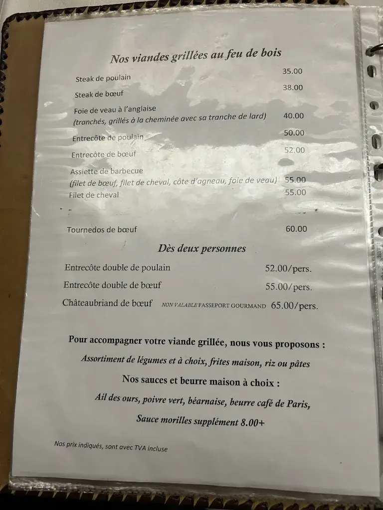 Menu_La Cheminée_La Chaux-de-Fonds_image_1
