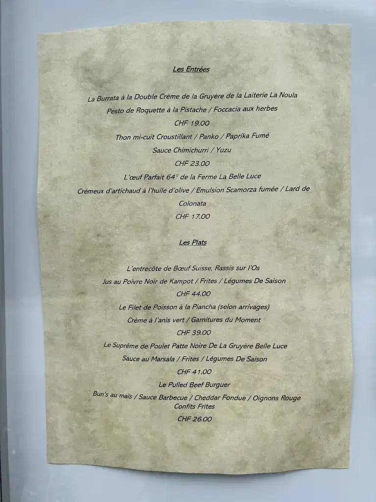 Menu_Le Baron Restaurant_Val-de-Charmey_image_2