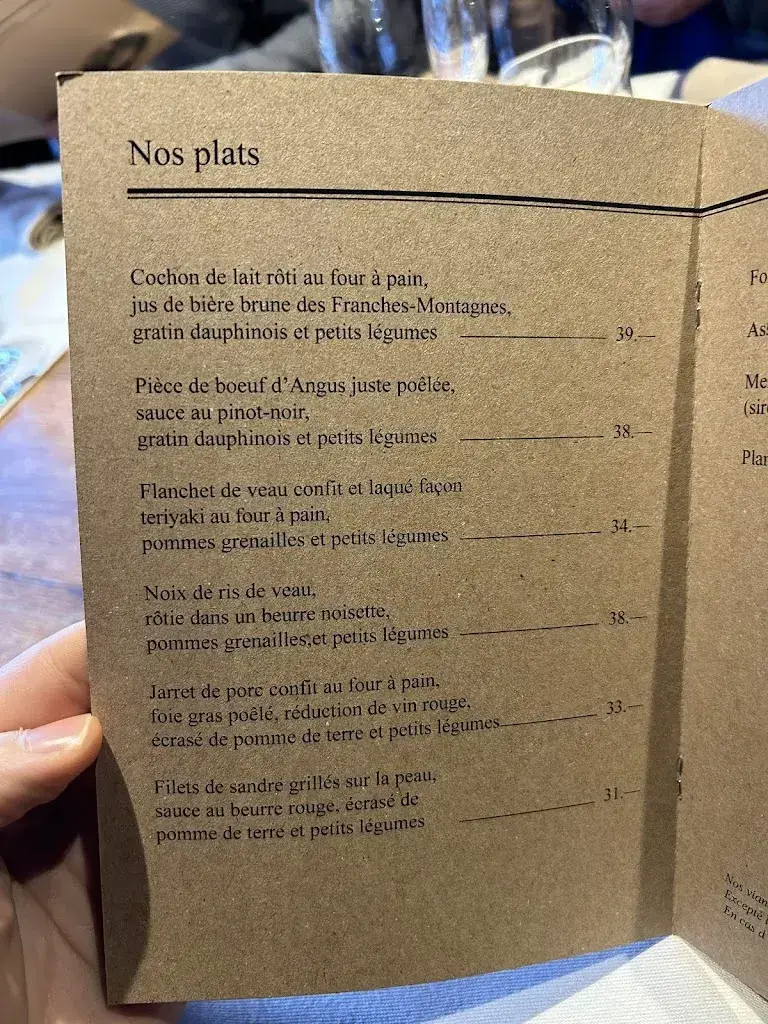 Menu_La Ferme des Brandt_La Chaux-de-Fonds_imagen_1