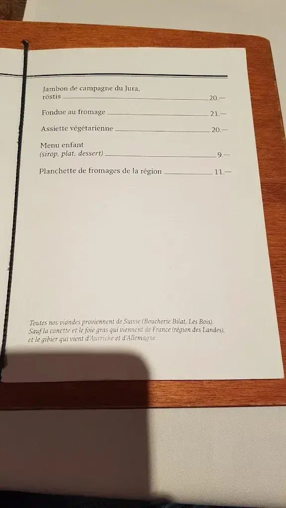 Menu_La Ferme des Brandt_La Chaux-de-Fonds_imagen_2