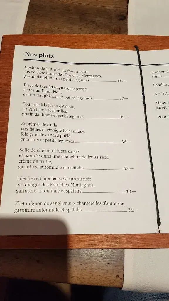 Menu_La Ferme des Brandt_La Chaux-de-Fonds_imagen_3