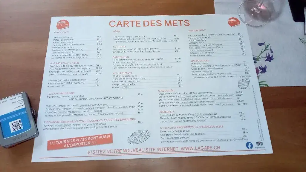 Menu_Restaurant de la Gare_Reconvilier_image_2