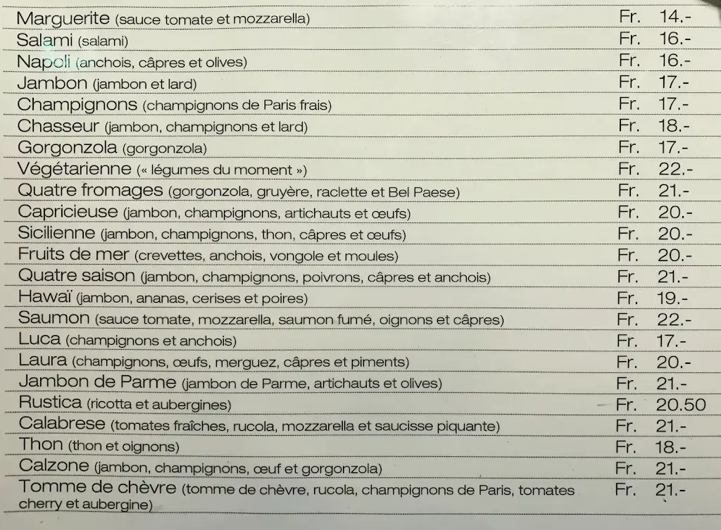 Menu_Pizzeria de l'Etoile_Reconvilier_image_2