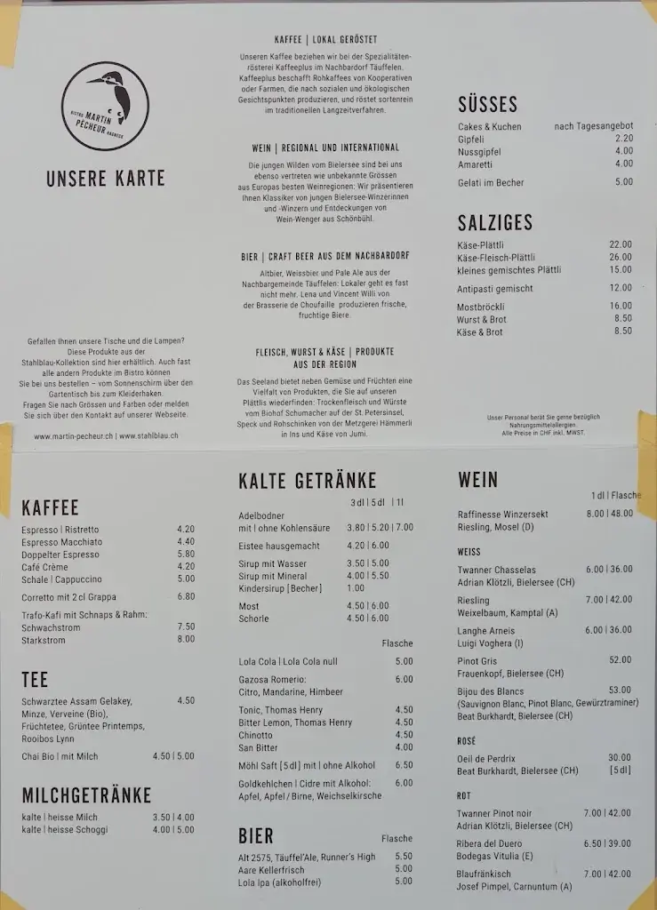 Bistro Martin Pêcheur_Hagneck_menu_image_1