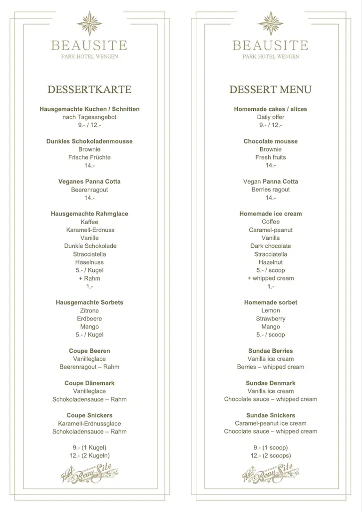 Menu_Restaurant Altitude bei Beausite Park Hotel_Wengen BE_image_4