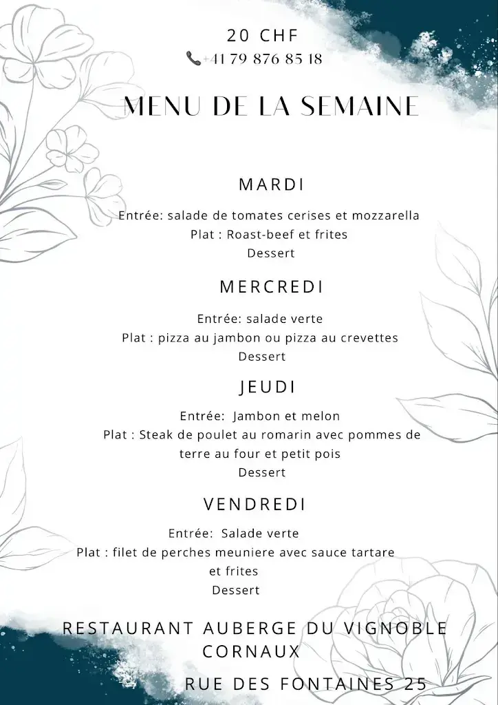 Menu_Auberge du Vignoble_Cornaux_image_3